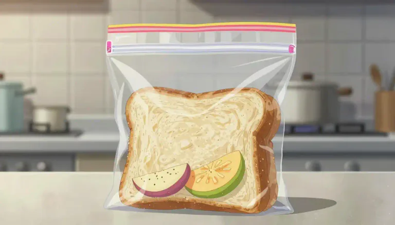 Visual representation of "ziploc" - A brand name for a type of resealable plastic bag used for storing food or other items.