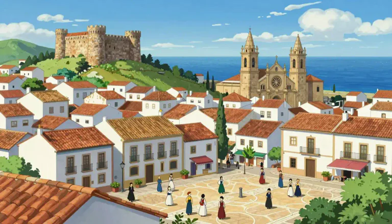 Visual representation of "iberian" - Relating to Iberia, a geographic area which includes Spain and Portugal, or its people.