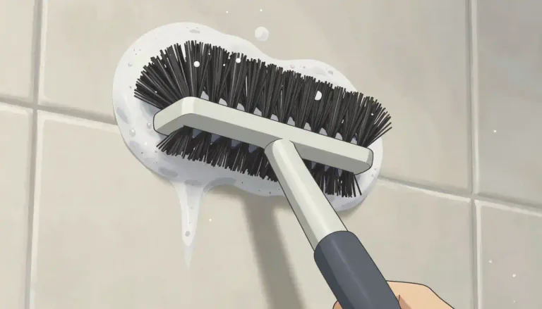 Visual representation of "scrubber" - A tool that is used for scrubbing, especially for cleaning floors, walls or other surfaces