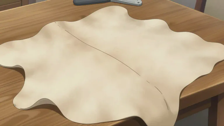 Visual representation of "lambskin" - The skin of a lamb, often used to create soft leather.