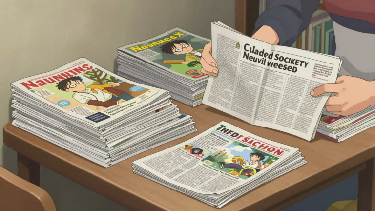 Visual representation of "periodical" - A magazine or newspaper published at regular intervals.