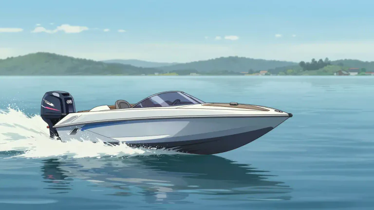 Visual representation of "powerboat" - A powerboat is a type of boat that uses an engine to move, as opposed to using sails or human power.