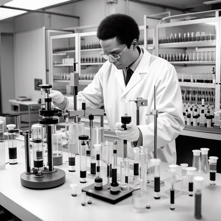 Visual representation of "balance" - A device used in physics and chemistry to measure mass precisely.