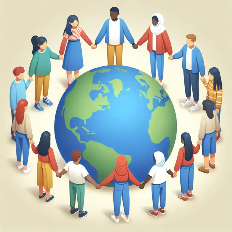 Visual representation of "egalitarianism" - A social philosophy advocating the removal of inequalities among people.