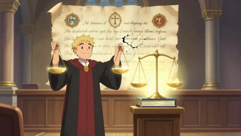 Visual representation of "constitutionality" - The quality of being in accordance with a political constitution.