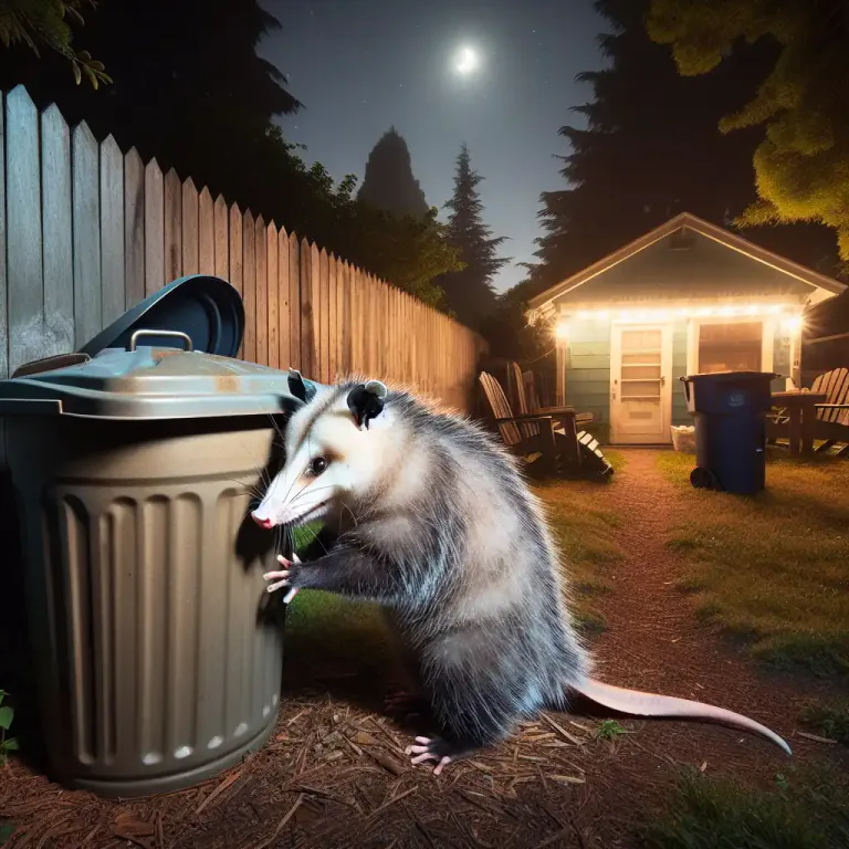 Visual representation of "possum" - An animal in North America that is similar to and often referred to as a possum