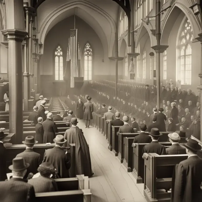 Visual representation of "suffrage" - A series of prayers or votes