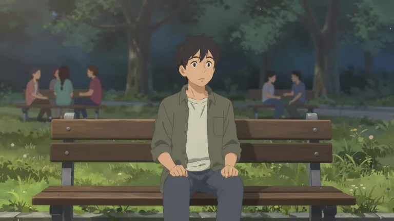 Visual representation of "loner" - A person who prefers not to associate with others.