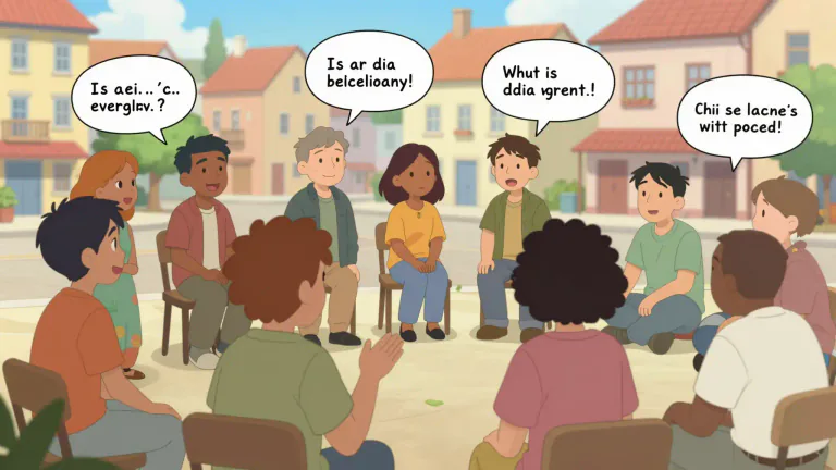 Visual representation of "anglophone" - A person or community that speaks English as their first language.