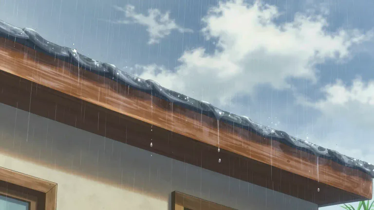 Visual representation of "weatherproof" - Not being damaged by weather conditions, including rain, wind, or sun.