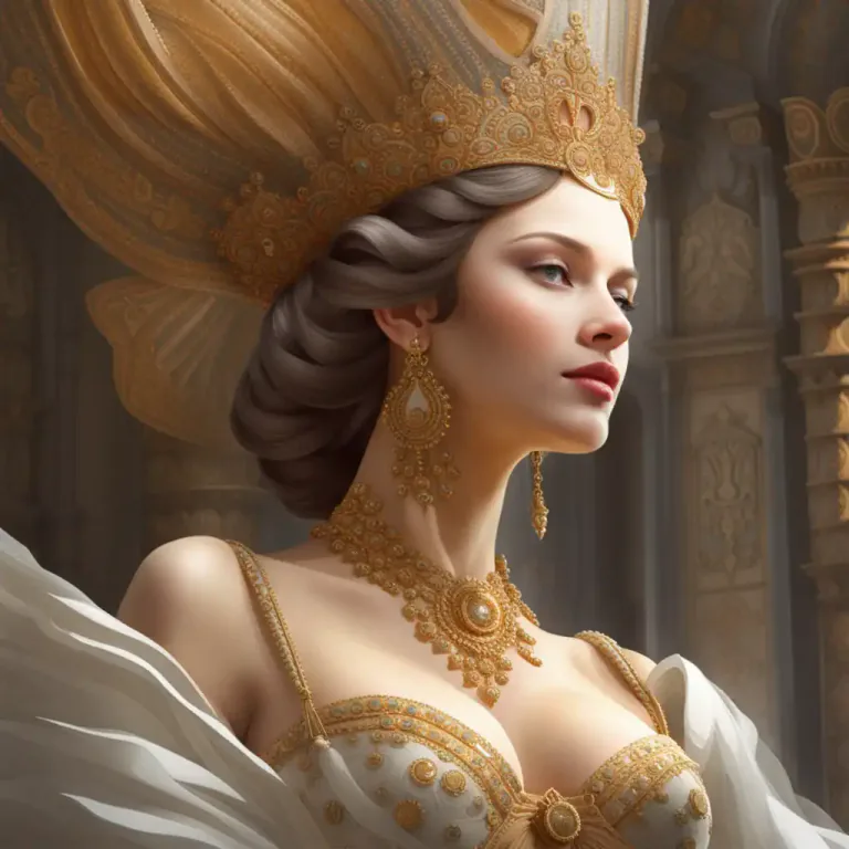 Visual representation of "grandeur" - The dignity, elevation, or beauty that characterizes somebody/something