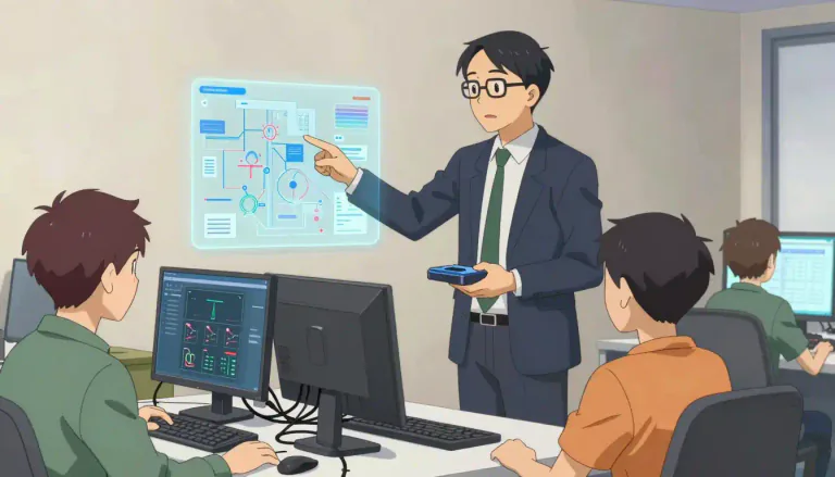 Visual representation of "implementor" - A person or organization that implements or carries out a plan, decision, or policy.