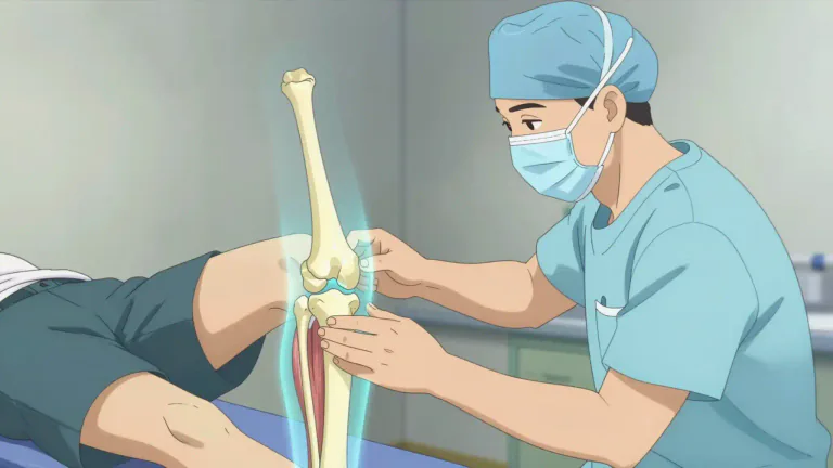 Visual representation of "orthopaedic" - Relating to the branch of medicine concerned with the correction of deformities of bones or muscles.