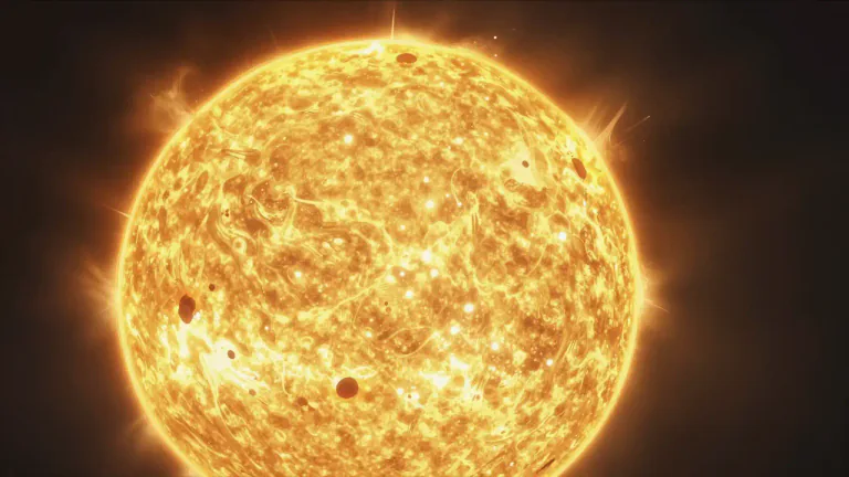 Visual representation of "photosphere" - The layer of a star, like the Sun, that emits light and is visible to observers.