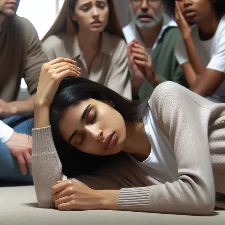 Visual representation of "faint" - To temporarily lose consciousness, often due to a lack of oxygen