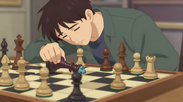 Visual representation of "resignation" - In chess, a player's act of quitting the game because they know they can no longer win