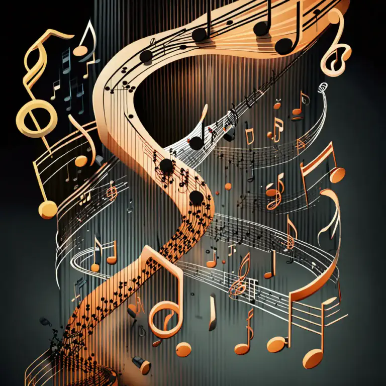 Visual representation of "texture" - The way elements are combined in a piece of music or literature.