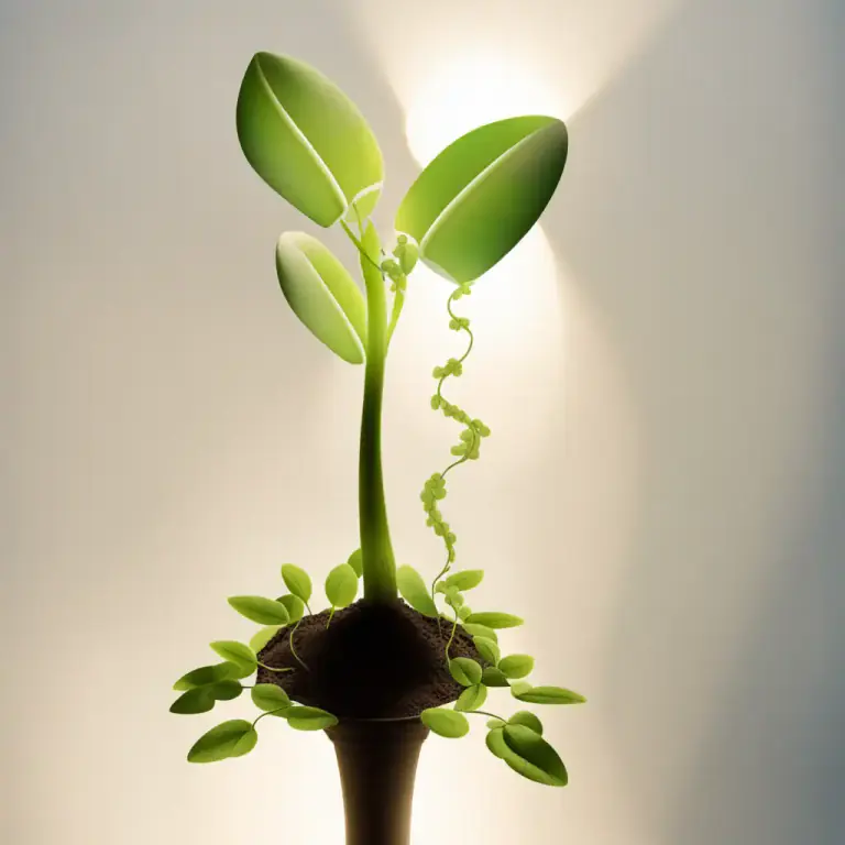 Visual representation of "curvature" - In biology, it's the process of growth or movement of an organism in response to a bending or twisting stimulus.