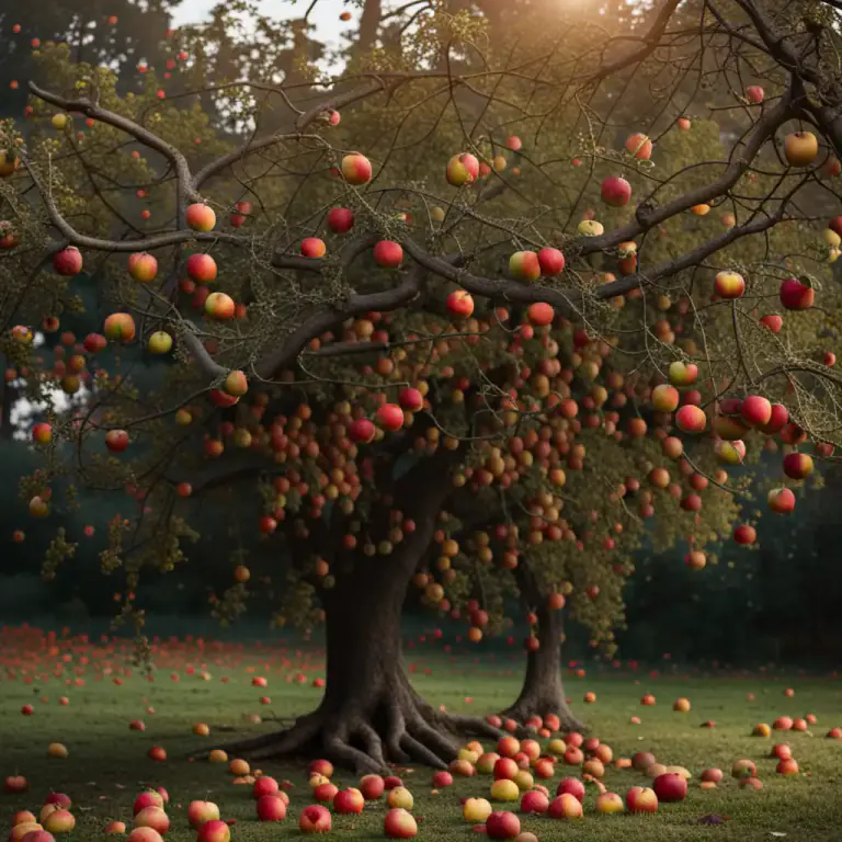 Visual representation of "bear fruit" - To produce fruit (literally)