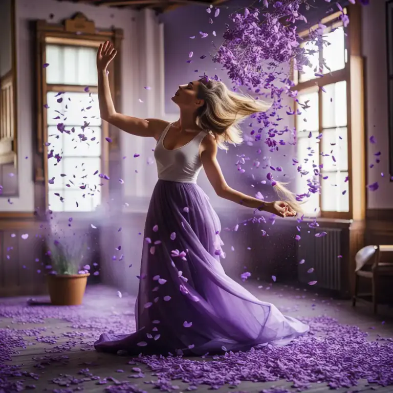 Visual representation of "scent" - To fill a place with a particular smell.