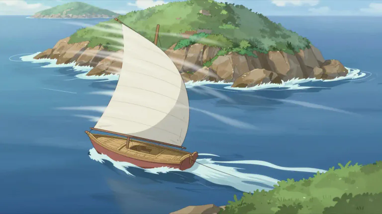 Visual representation of "windward" - In the direction that the wind is coming from.