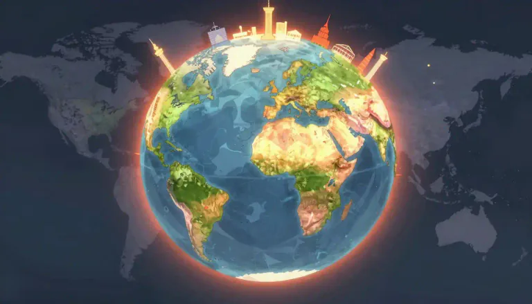 Visual representation of "occidental" - Related to the western parts of the world or the West, especially Europe and the Americas.
