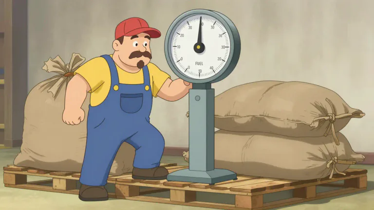 Visual representation of "hundredweight" - A unit of weight equal to 100 pounds (45.36 kilograms), mainly used in the United States