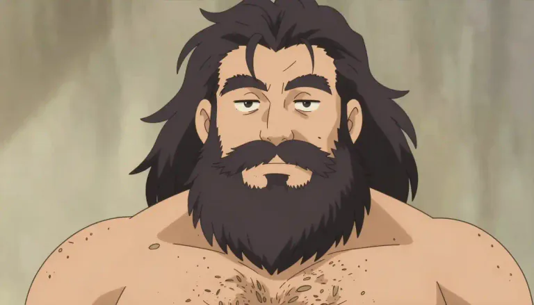 Visual representation of "hirsute" - Covered with a lot of hair