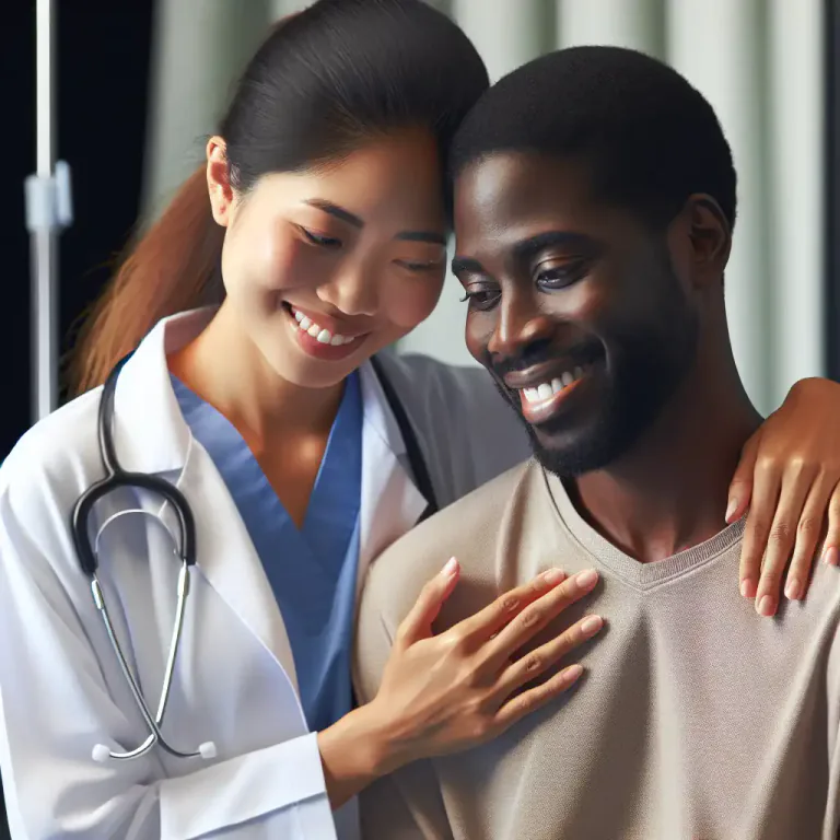 Visual representation of "beneficence" - An act of providing treatment for the good of patients