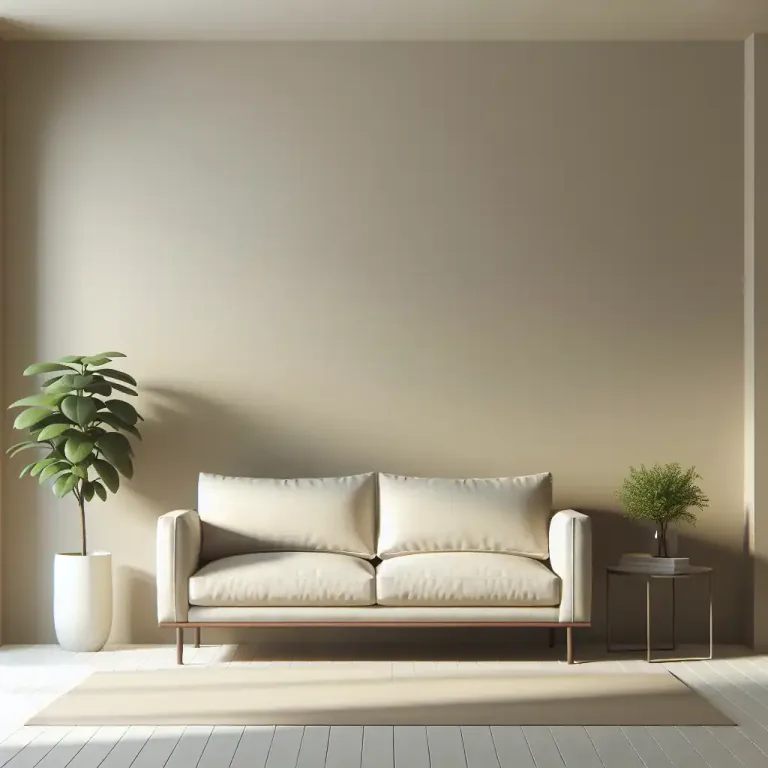 Visual representation of "putty" - A color similar to the color of putty, a light tan or gray color.