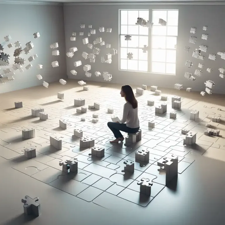 Visual representation of "on/from all sides" - From every point of view; considering everything