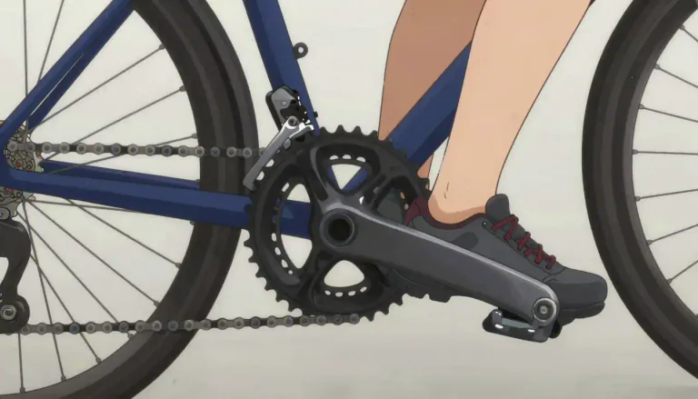 Visual representation of "crankarm" - A crankarm is a part of a bicycle's crankset, to which the pedal is attached, playing a critical role in transferring power from the rider to the chain.
