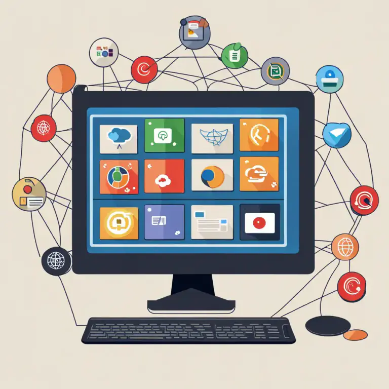Visual representation of "web" - The internet