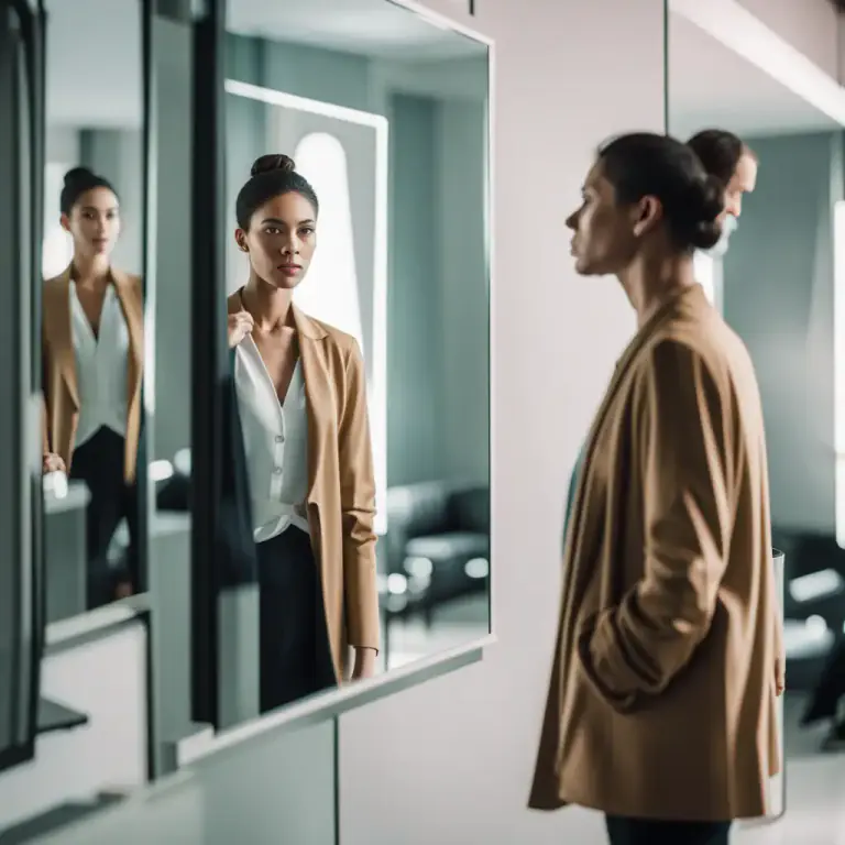Visual representation of "sell somebody/yourself short" - To underestimate or undervalue someone or yourself