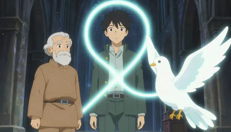 Visual representation of "triune" - Existing as three distinct persons but regarded as one.