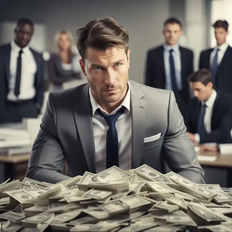 Visual representation of "moneymaking" - The process of earning money, often in business.
