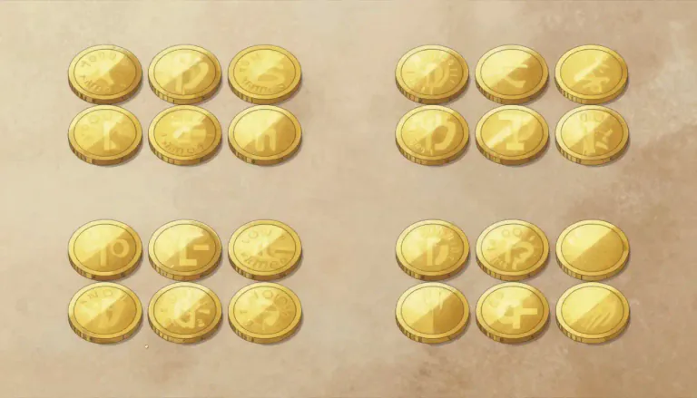 Visual representation of "forty" - The number that is equal to four times ten