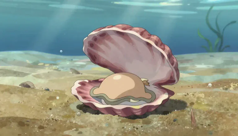 Visual representation of "scallop" - a type of sea creature that has a shell with two parts