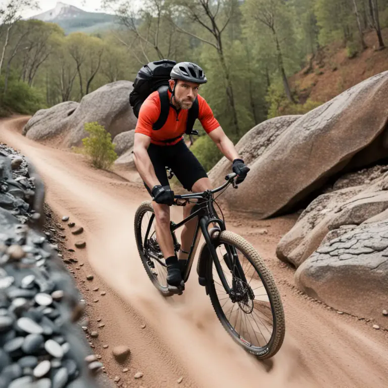Visual representation of "mountain" - A certain type of bicycle designed for off-road cycling.