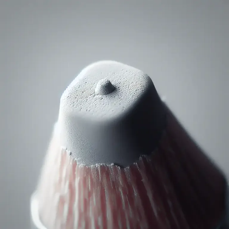 Visual representation of "nub" - A small lump or piece of something, especially at the end or on the surface of something.