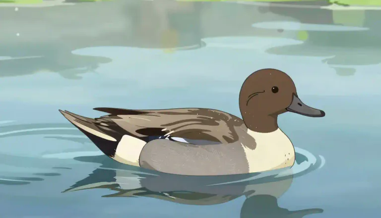 Visual representation of "pintail" - A type of duck, specifically the Anas acuta, known for its long pointed tail and slender shape.