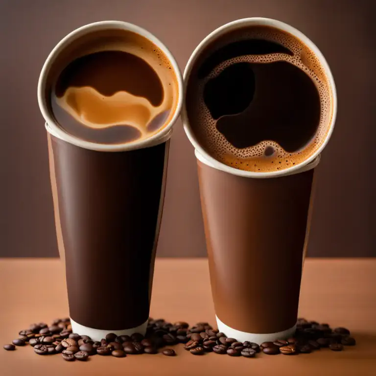Visual representation of "a/the world of difference" - A big change between two things