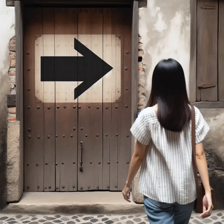 Visual representation of "to come" - To reach a condition or state