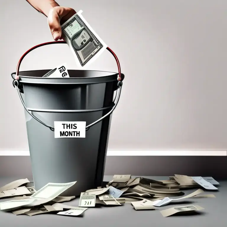 Visual representation of "carry forward" - To take something from one account or period to the next one.