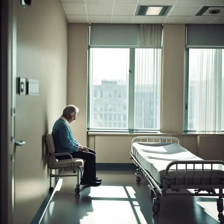 Visual representation of "institutionalized" - Being in a long-term institution such as a hospital or prison