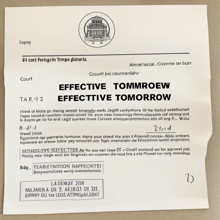 Visual representation of "effective" - Legally binding and in effect.