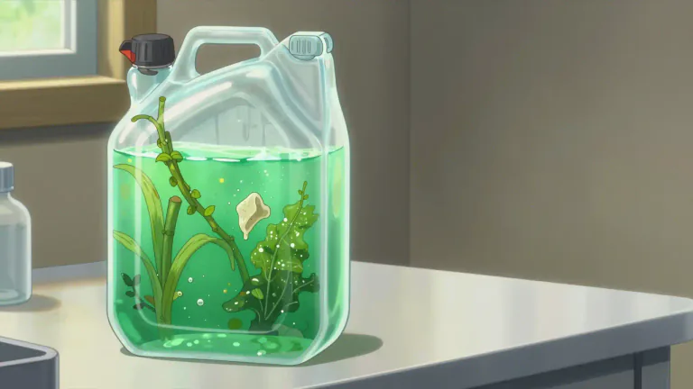 Visual representation of "biofuel" - A type of fuel that comes from living or recently living plants or animal materials.
