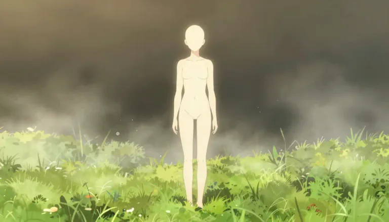Visual representation of "existence" - The state of living or being real.
