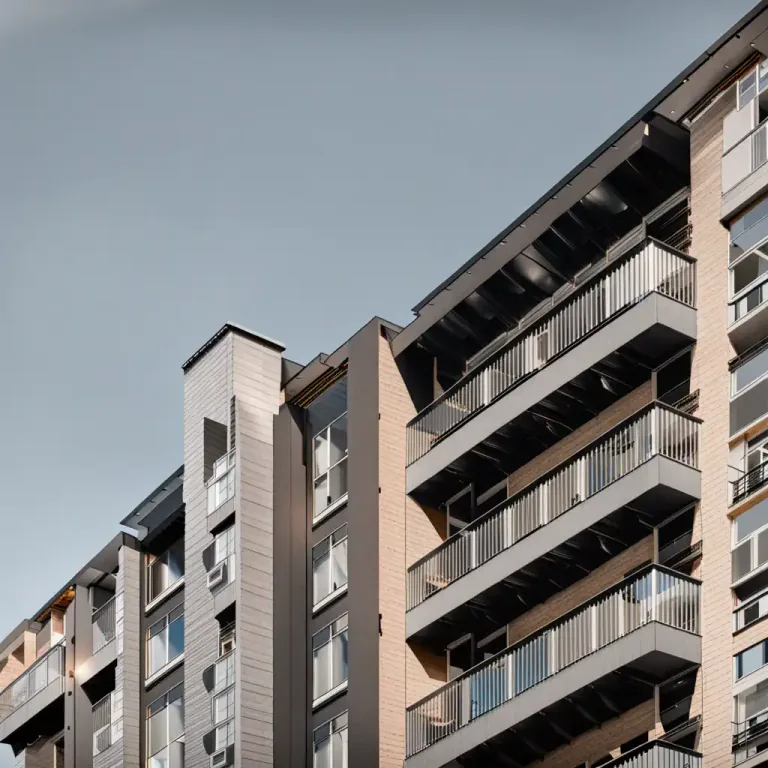Visual representation of "above" - on a higher floor