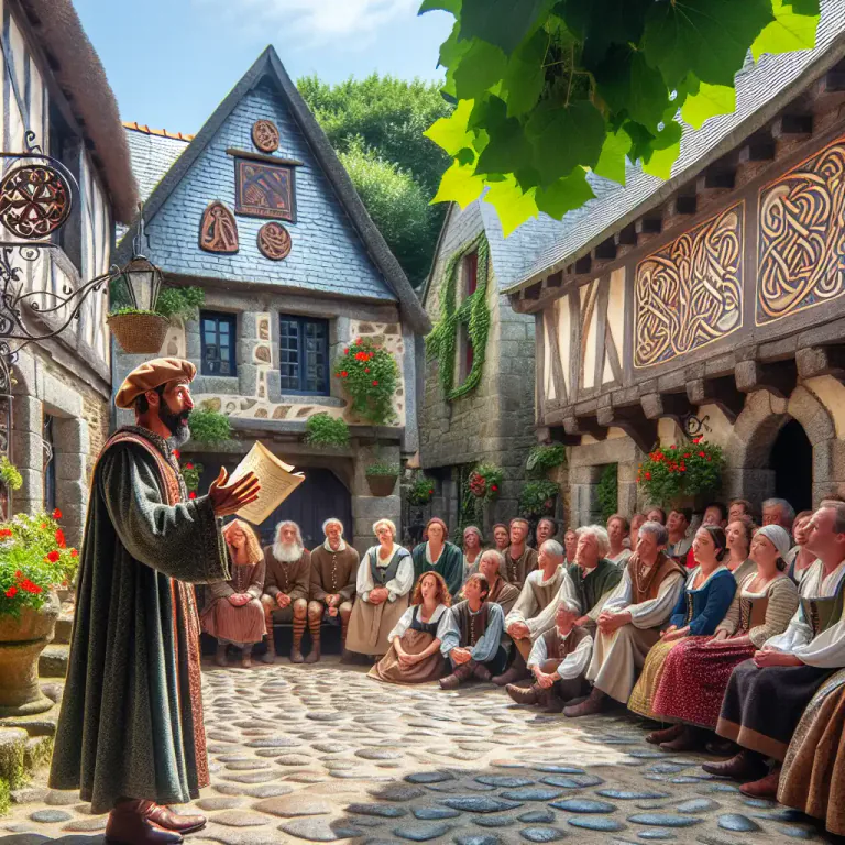 Visual representation of "breton" - The Celtic language of Brittany